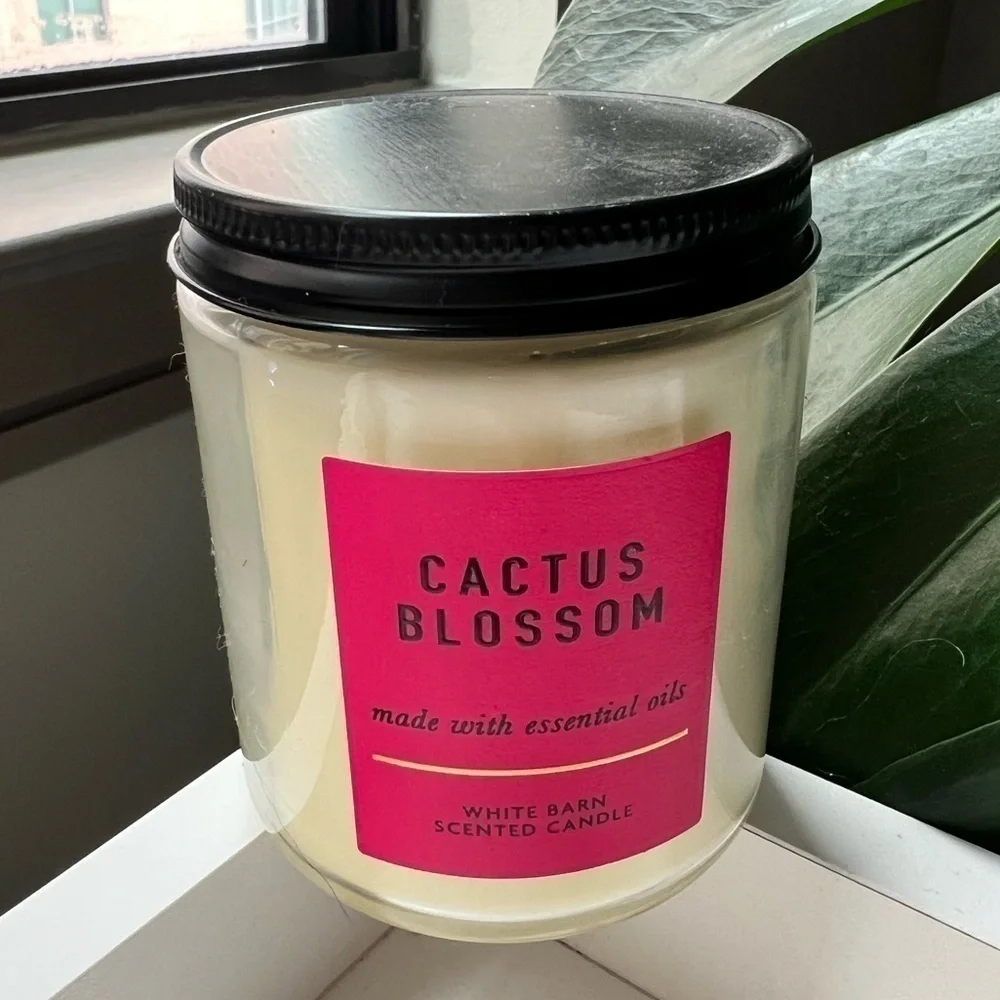 White Barn Candle Company Cactus Blossom 7oz Candle - Picture 2 of 3